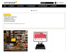 Tablet Screenshot of bimediatv.com
